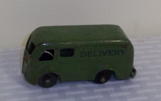 Nice Made In The USA 1940s Pressed Metak Delivery Truck Green Paint