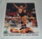 WWF WWE Wrestler King Kong Bundy Autographed Signed 8x10 Photo w/ Hogan Mounted Memories COA
