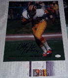 Charley Taylor Redskins Autographed Signed 11x14 Photo NFL JSA COA HOF 84