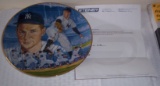 Whitey Ford Autographed Signed 1990 Gartland 10'' Collectors Plate Yankees Steiner COA