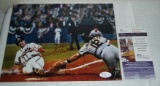 MLB Baseball Braves Sid Bream Autographed 8x10 Photo The Slide Inscription JSA COA