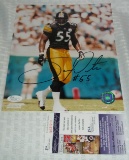 Joey Porter Steelers 8x10 Photo Autographed Signed JSA COA NFL Football