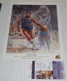 Walt Frazier 11x14 Signed Autographed Print Knicks NBA Basketball JSA COA