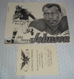 John Henry Johnson Steelers Autographed Signed 8x10 Photo JSA COA HOF 87 NFL Football