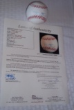 Willie Mays Autographed Signed Baseball HOF Giants Mets JSA COA