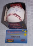 Andruw Jones Braves Autographed Signed Baseball MLB & MM COA