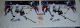 (2) Jayson Megna Pittsburgh Penguins NHL Hockey Autographed Signed 11x14 Photos JSA COA