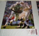 Lenny Moore Baltimore Colts Autographed 16x20 Photo w/ 1975 HOF Inscription JSA COA Penn State