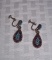 Vintage Antique Jewelry Earrings Pair Set Unknown Maker Could Be Silver Or Gold ??