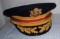 Vintage Korean War Era Military Hat Cap Bancroft Fur Felt w/ Badge Army Navy