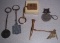 Vintage Keychains & Fobs Special Lot w/ Military U.S.S. Biddle Ship Boat Rare