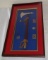 Vintage Antique? Unknown Framed Shadowbox Tomahawk Display w/ Pins Indian Native American Old 12x21