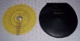 Vintage Metal Instrument Pickett Dial Rule Circular Slide w/ Case Sheave