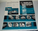 Vintage 1939 Harley Davidson Original Dealer's Paperwork Brochure Manual Parts Booklet Book