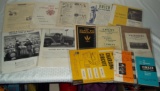 Vintage Ephemera Lot Advertising Brochures Dealer Paperwork Lot #5 Unico Electrodes Truckers Tires