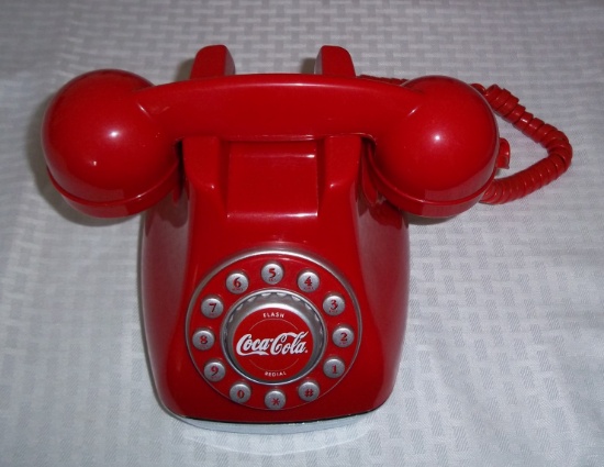 Retro Coke Coca-Cola Red Telephone Real Working Phone 2001