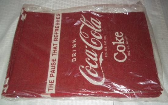 New Sealed Coke Coca-Cola Soda Drink Cloth Placemats Set Of 6