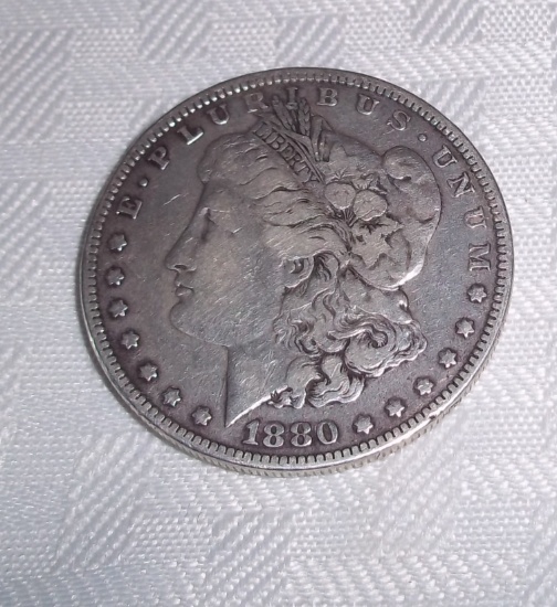 Morgan Silver Dollar US Coin Currency 1880 P Great Investment