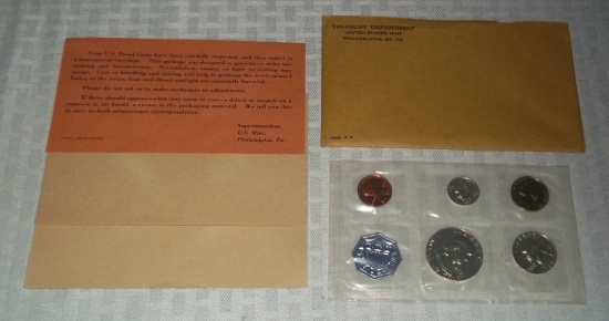 U.S. Mint Proof Coin Set Sealed 1963 Silver Investment