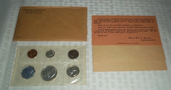 U.S. Mint Proof Coin Set Sealed 1961 Silver Investment