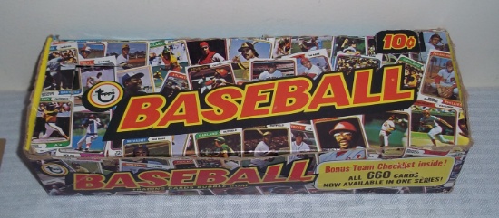 Vintage Original 1974 Topps Baseball Empty Display Wax Box 36 Ct Version Great Graphics Colors