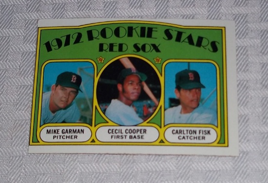 Key Vintage Rookie Card 1972 Topps Baseball #79 Carlton Fisk Sox HOF RC