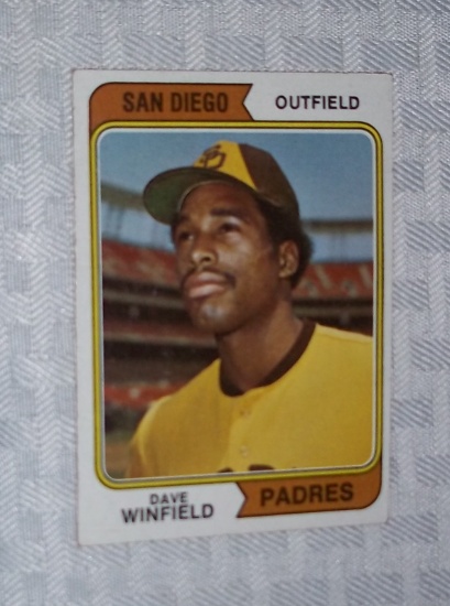 Key Vintage 1974 Topps MLB Baseball Rookie Card #456 Dave Winfield Padres RC HOF