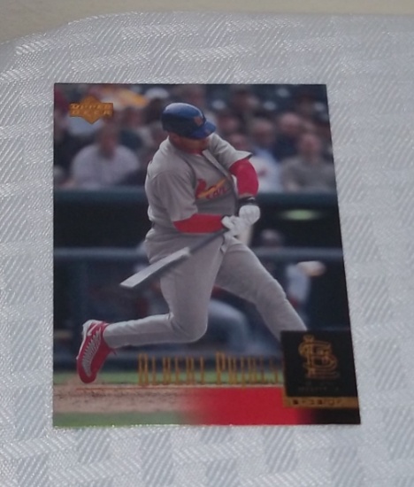 2001 Upper Deck Baseball Rookie Card #295 Albert Pujols RC Angels Cardinals