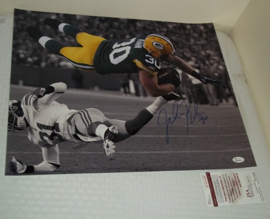 John Kuhn Autographed Signed 16x20 Photo NFL Football Packers JSA COA Ship U Star