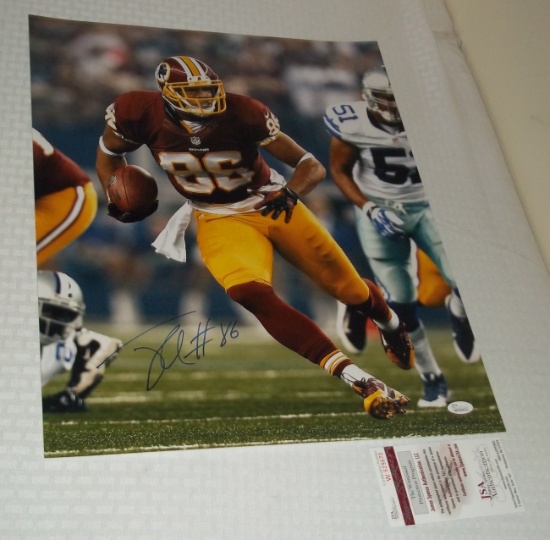 Josh Reed Autographed 16x20 Photo Redskins Signed JSA COA TE