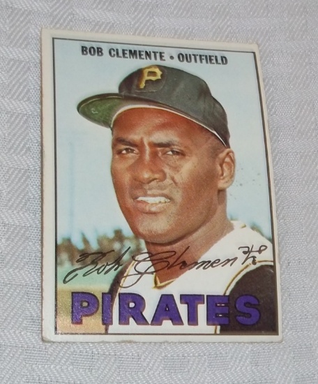 Vintage 1967 Topps Baseball Card #400 Roberto Clemente Pirates HOF