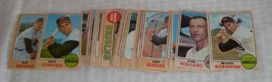 1968 Topps Baseball Card Lot 29 Cards Brooks Robinson