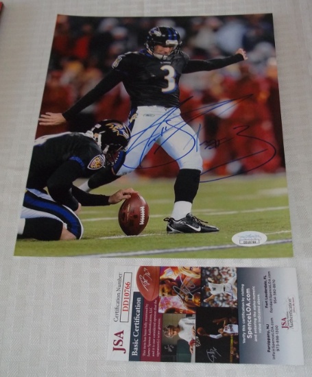 Matt Stover Autographed Signed 8x10 Photo Ravens Kicker NFL Football JSA COA