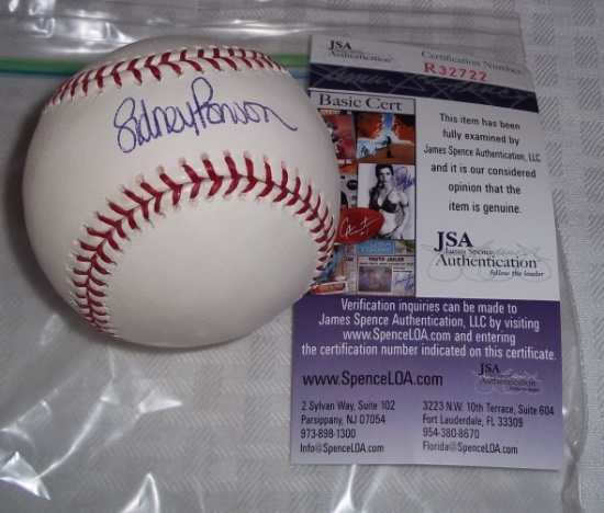 Sidney Ponson Autographed Orioles ROMLB Ball JSA COA MLB Baseball