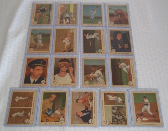 16 Different Vintage 1959 Fleer Baseball Ted Williams Card Lot Starter Set Lot Red Sox HOF Many Nice