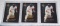 3 Leaf 1998 Fractal Foundation Gold Stars Tony Gwynn #/3999 Insert Lot Padres HOF