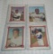 4 Vintage Unknown Rare Oddball Baseball Card Lot Willie Mays 1970s 1980s Giants Mets HOF Unlicensed?