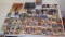 Misc Sports Card Insert Promo Uncut Sheet Lot NFL NASCAR Old Baseball Photo Basketball