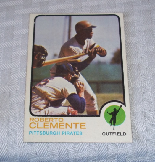 Vintage 1973 Topps Baseball Really Nice Sharp Card #50 Roberto Clemente Pirates HOF