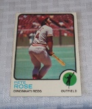 Vintage 1973 Topps Baseball Really Nice Sharp Card #130 Pete Rose Reds