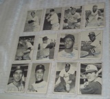 12 Different 1969 Topps Baseball Deckle Edge Insert Card Lot Starter Set Rose Gibson Marichal & More
