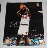 Charles Oakley Signed Autographed 8x10 Photo Knicks NBA Basketball SCG COA Sticker