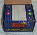 2000 Topps Subway Series Factory Card Set #1-100 Yankes Mets Jeter ARod