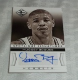 2012-13 Panini Limited Spotlight Signatures Autographed Insert NBA Basketball Mugsey Bogues 14/99
