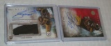 2 GU Game Used Patch Auto Baseball Insert Card Lot Pair Steelers Sammie Coates RC Rookies NFL