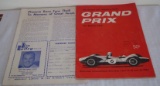 2 Vintage Raceway Racing Grand Prix Programs Magazines 1960 1963