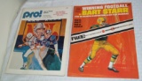 Vintage Packers Mattel 1971 Instant Replay Promo Giveaway Book Magazine w/ 1973-74 NFL HOF Hall Fame