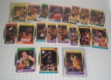 1988-89 Fleer NBA Basketball 19 Card Lot Stars HOFers John Stockton Rookie Magic Ewing Bird Kareem