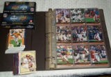 1999 Upper Deck NFL Football Card Album Full w/ 2008 UD Box Full Rookies