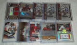 10 Tampa Bay Buccaneers NFL Football Autographed Patch Relic Jersey #'d Insert Card Lot Rookies